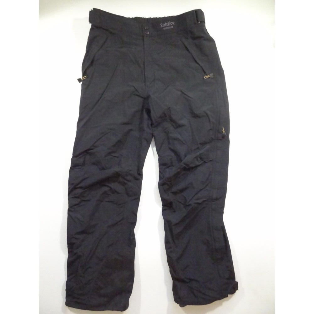 SOLSTICE RUGGED MICROSHED GALE FORCE SKI SNOWBOARD PANTS‎ MEN'S SZ XL BLACK